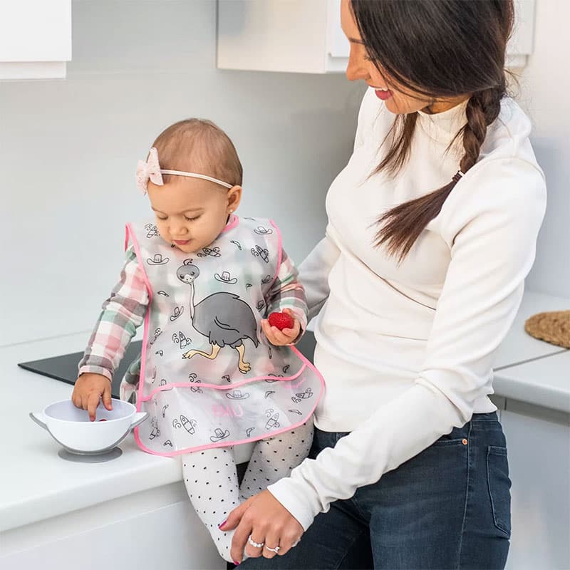 Купа с капак и лъжичка Babyono Suction bowl 1063