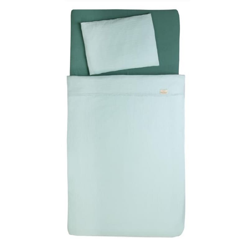 Спален комплект Baby Matex Muslin, 2 ч.,100х135 см, син, 0384-33
