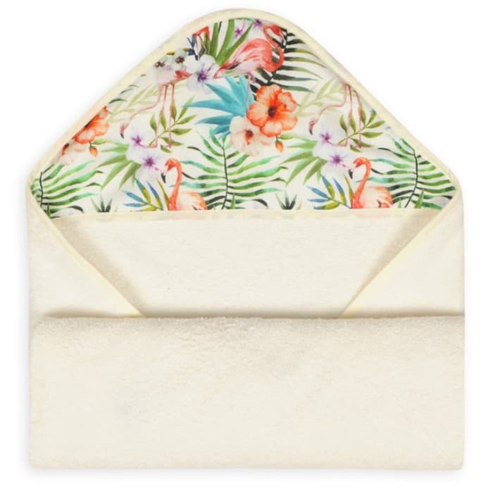 Хавлия за баня Baby Matex Maxi Print с качулка 100х100 см, 0343